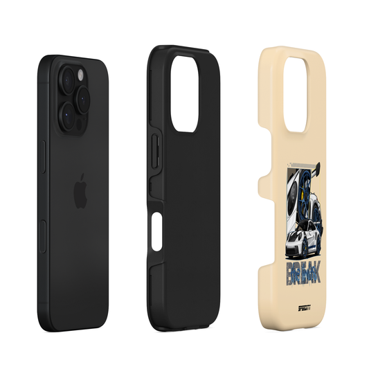 Beige phone case "Break the limits"