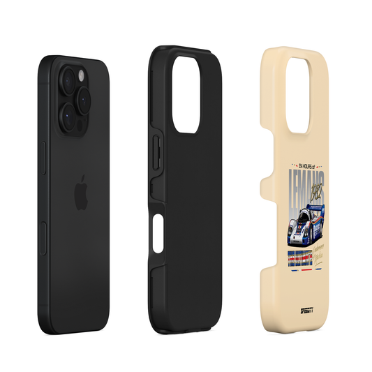 Beige phone case "Endurance Machine"