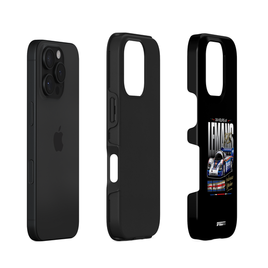 Black phone case "Endurance Machine"