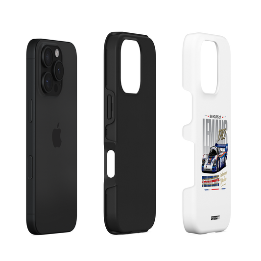 White phone case "Endurance Machine"