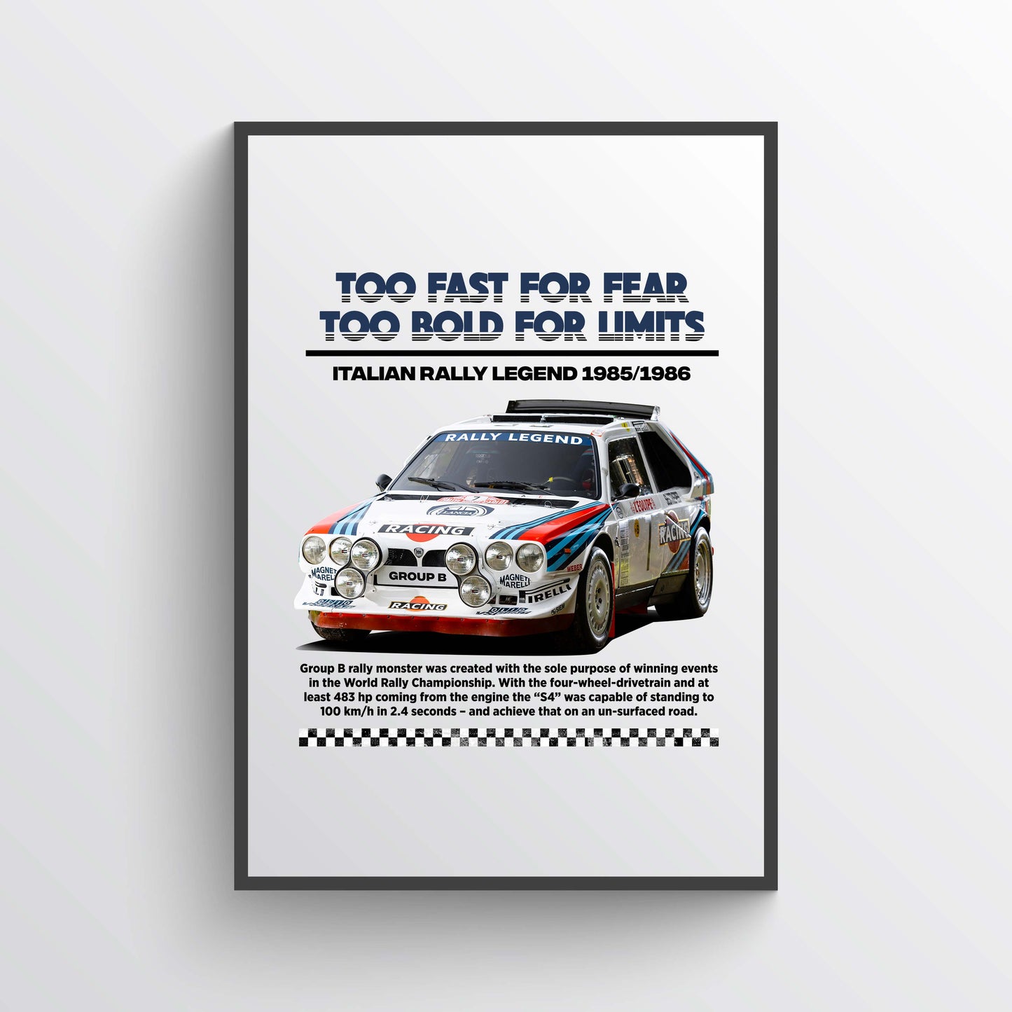 Poster "Italian Rally Legend"
