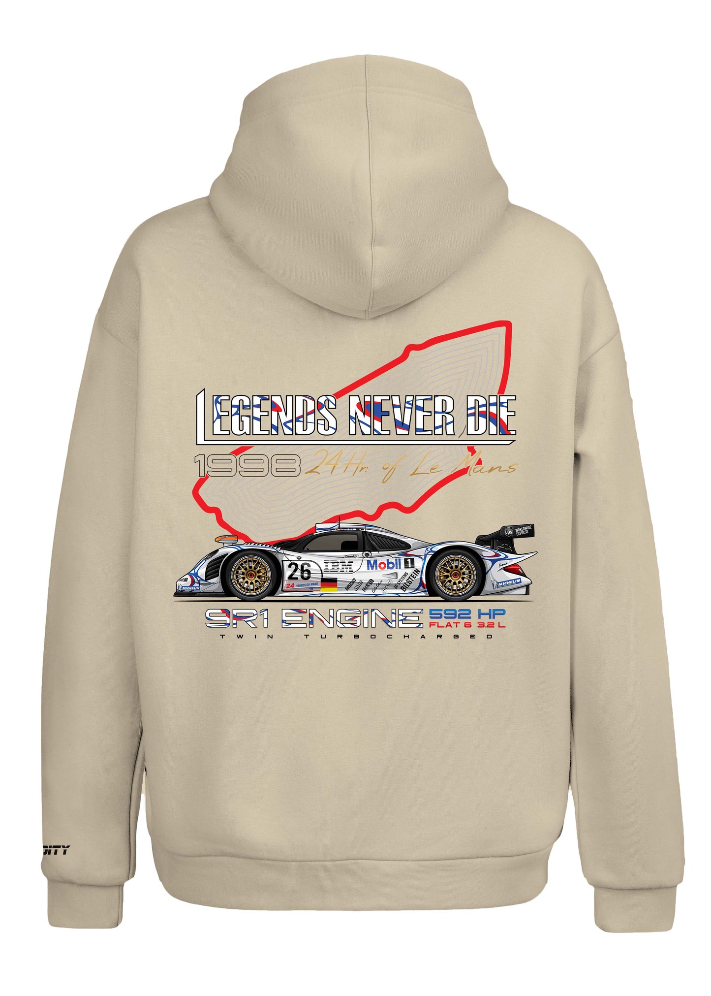 Hoodie "Legends Never Die"