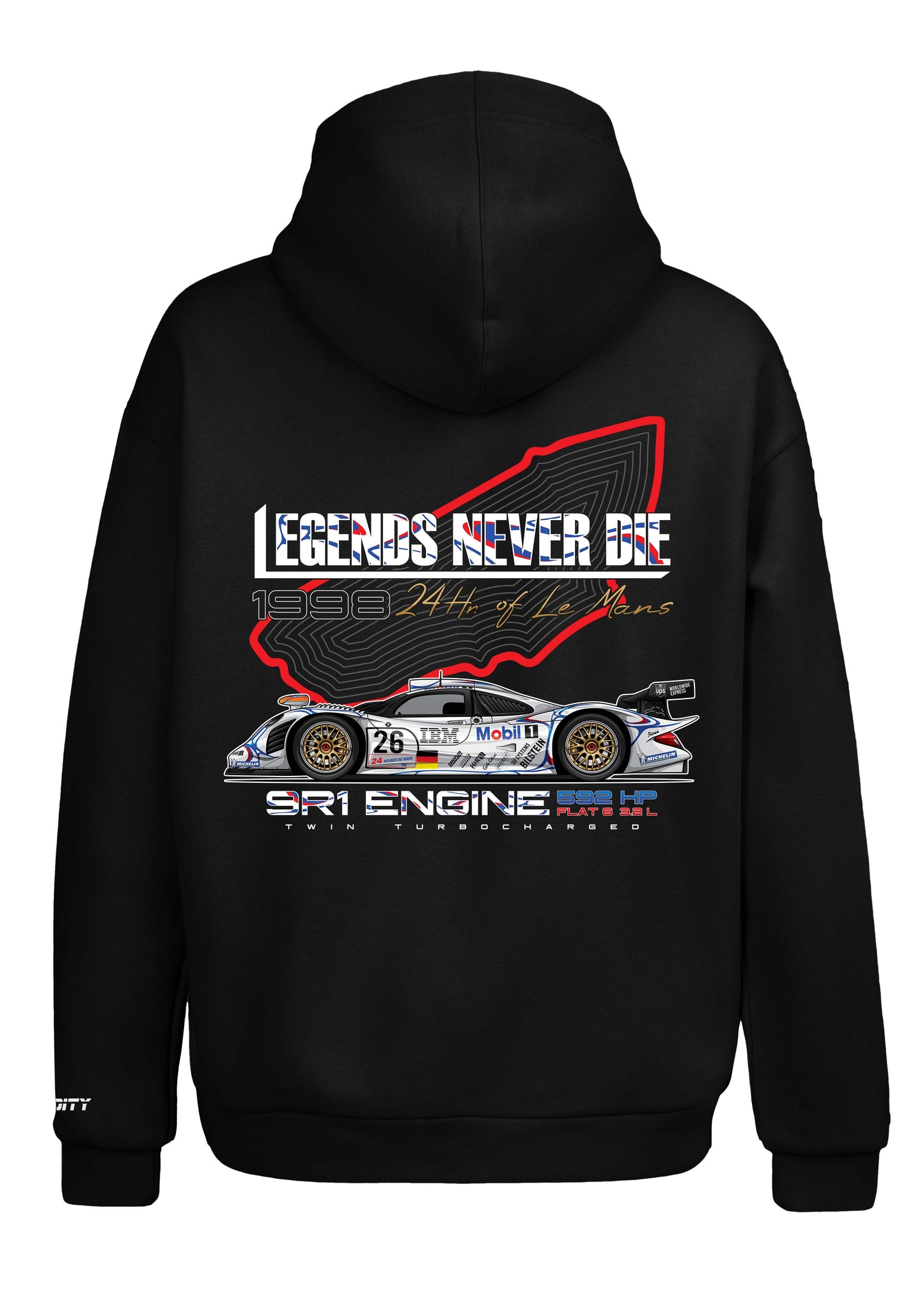 Hoodie "Legends Never Die"