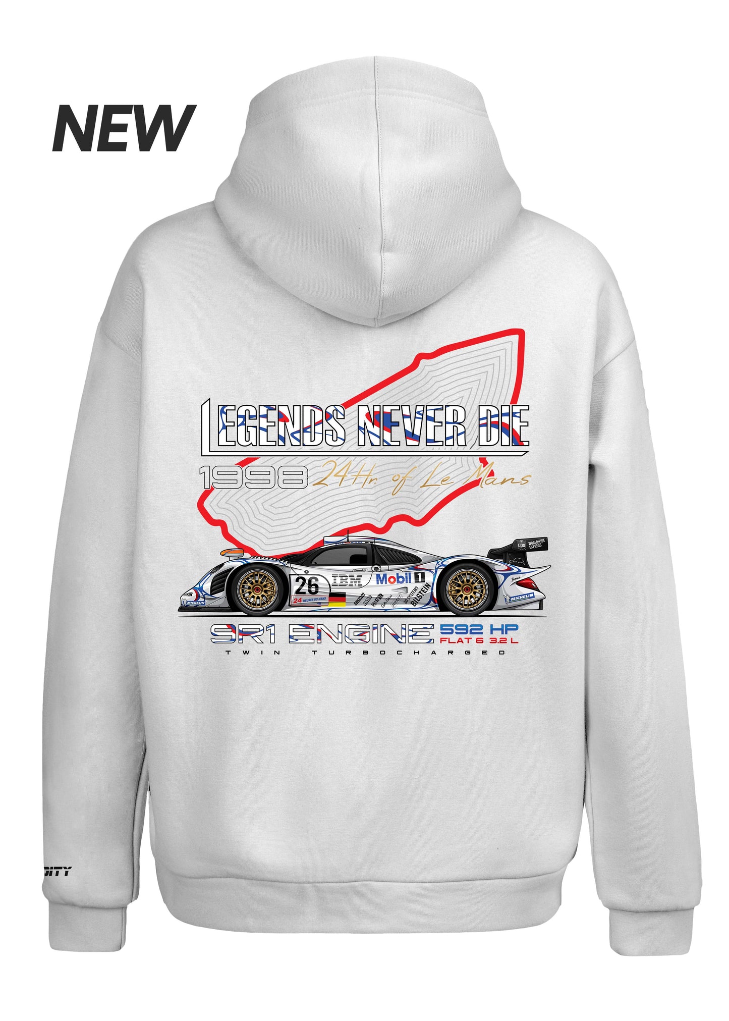 Hoodie "Legends Never Die"