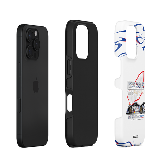 White phone case "Legends Never Die"