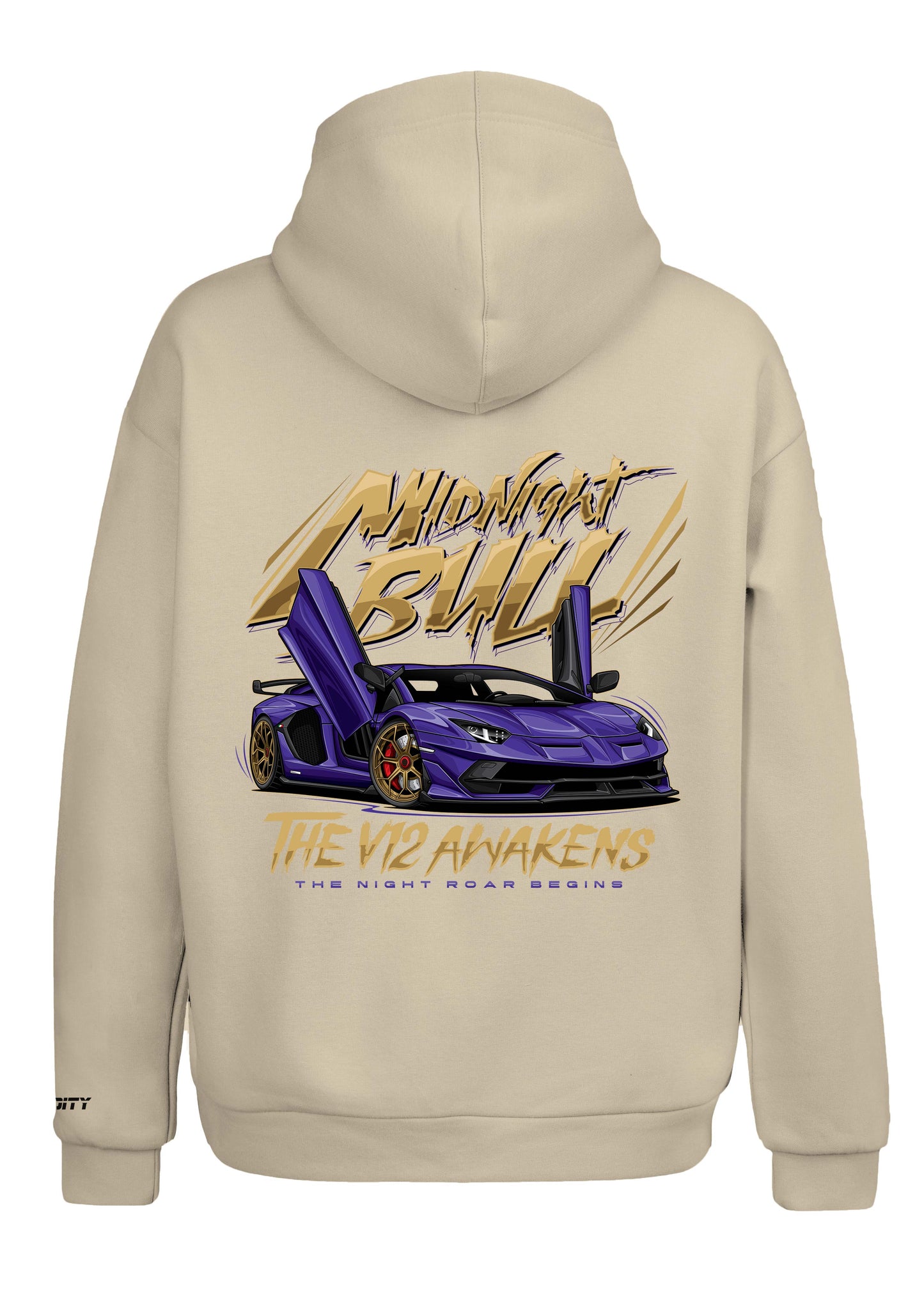 Hoodie "Midnight Bull"