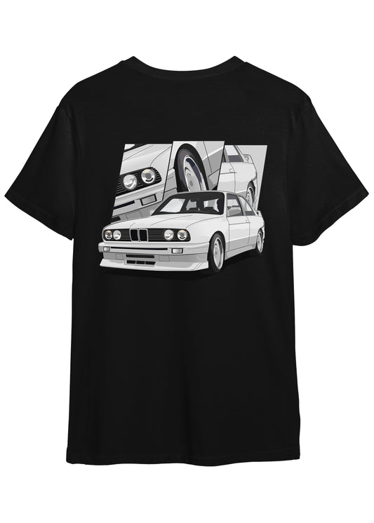 T-shirt "White M3 E30"