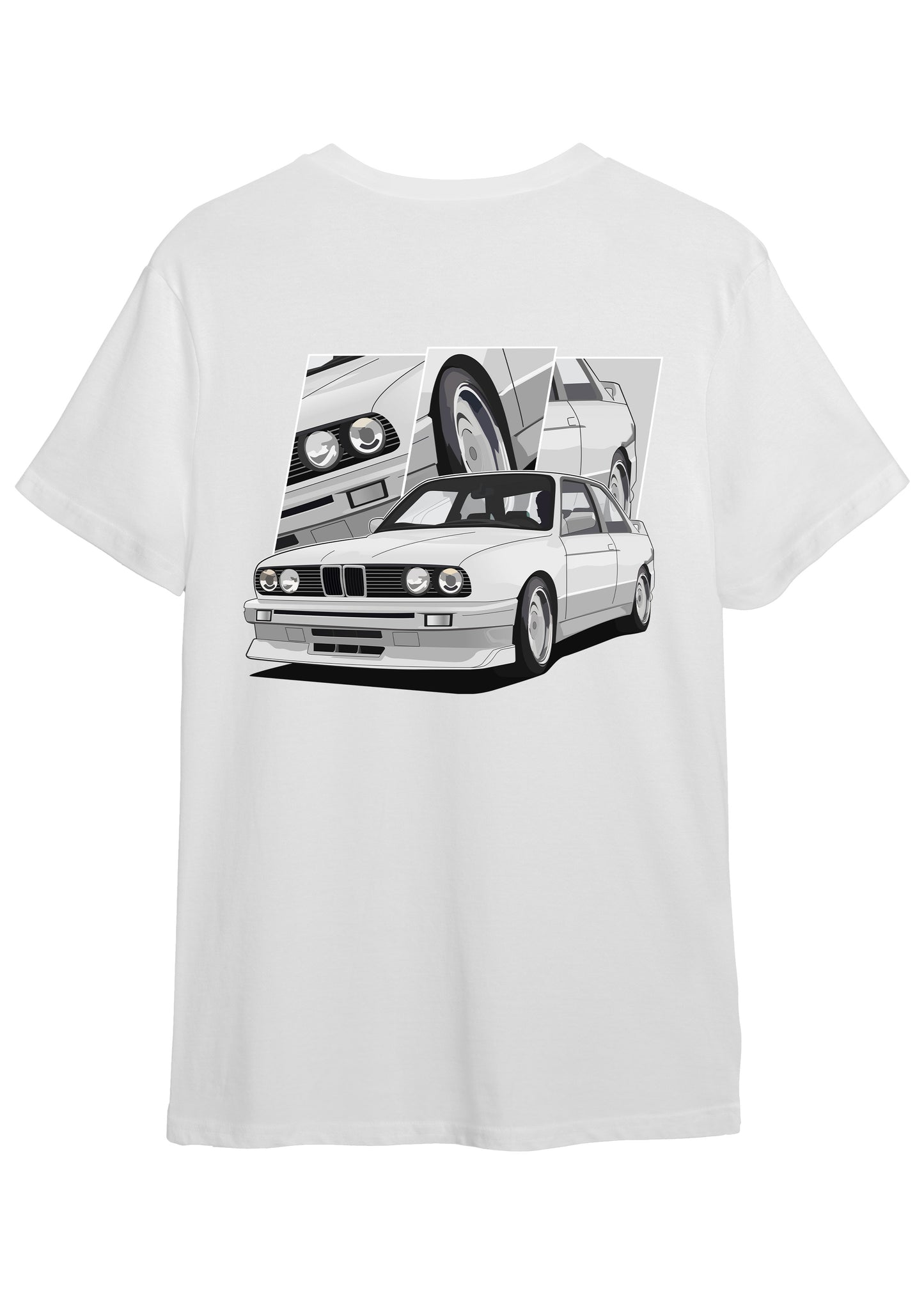 T-shirt "White M3 E30"