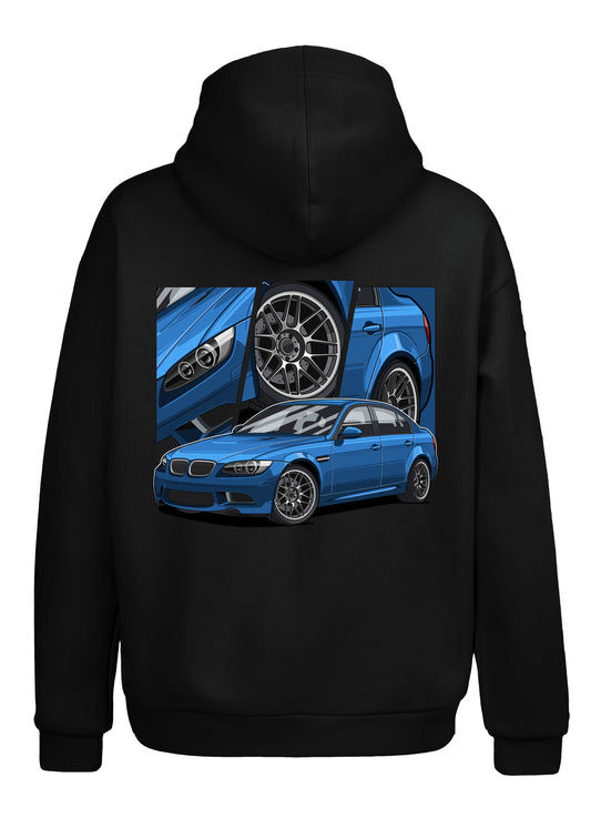 Hoodie "Blue M3 E90"