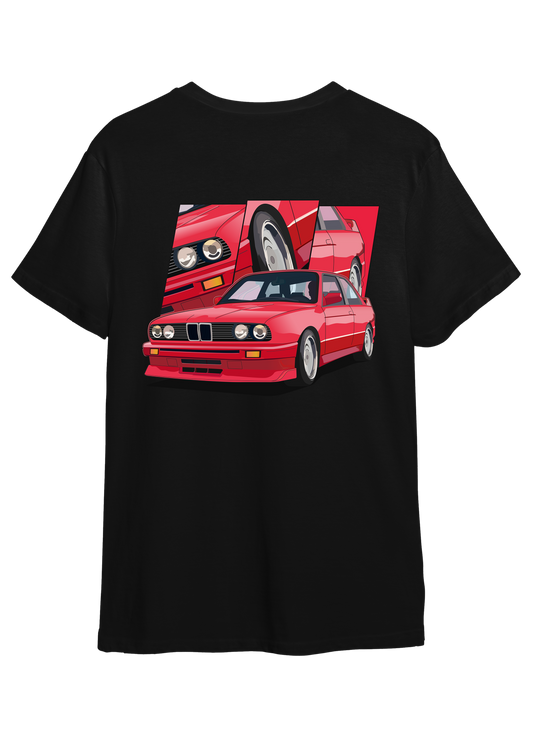 T-shirt "Red M3 E30"