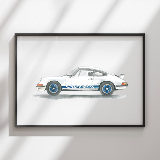 Poster "Carrera RS art"