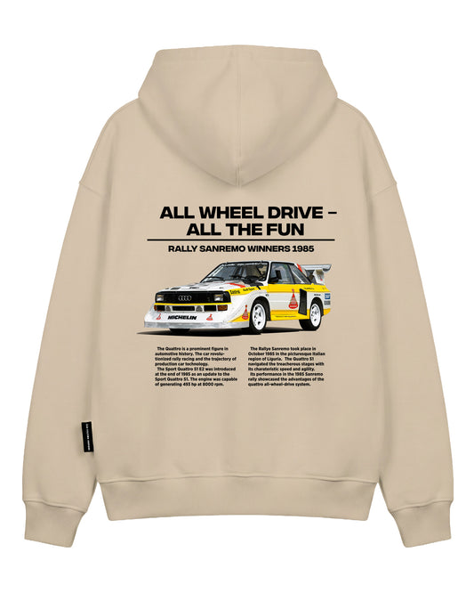 Hoodie "AWD - All the fun"