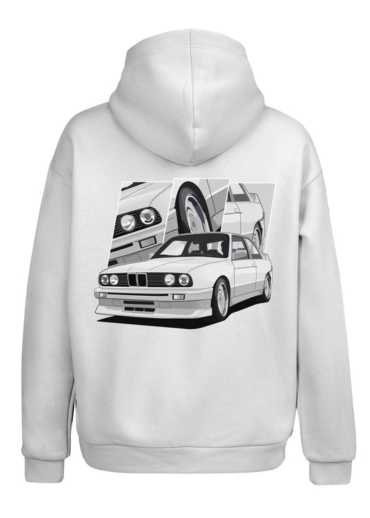 Hoodie "White M3 E30"