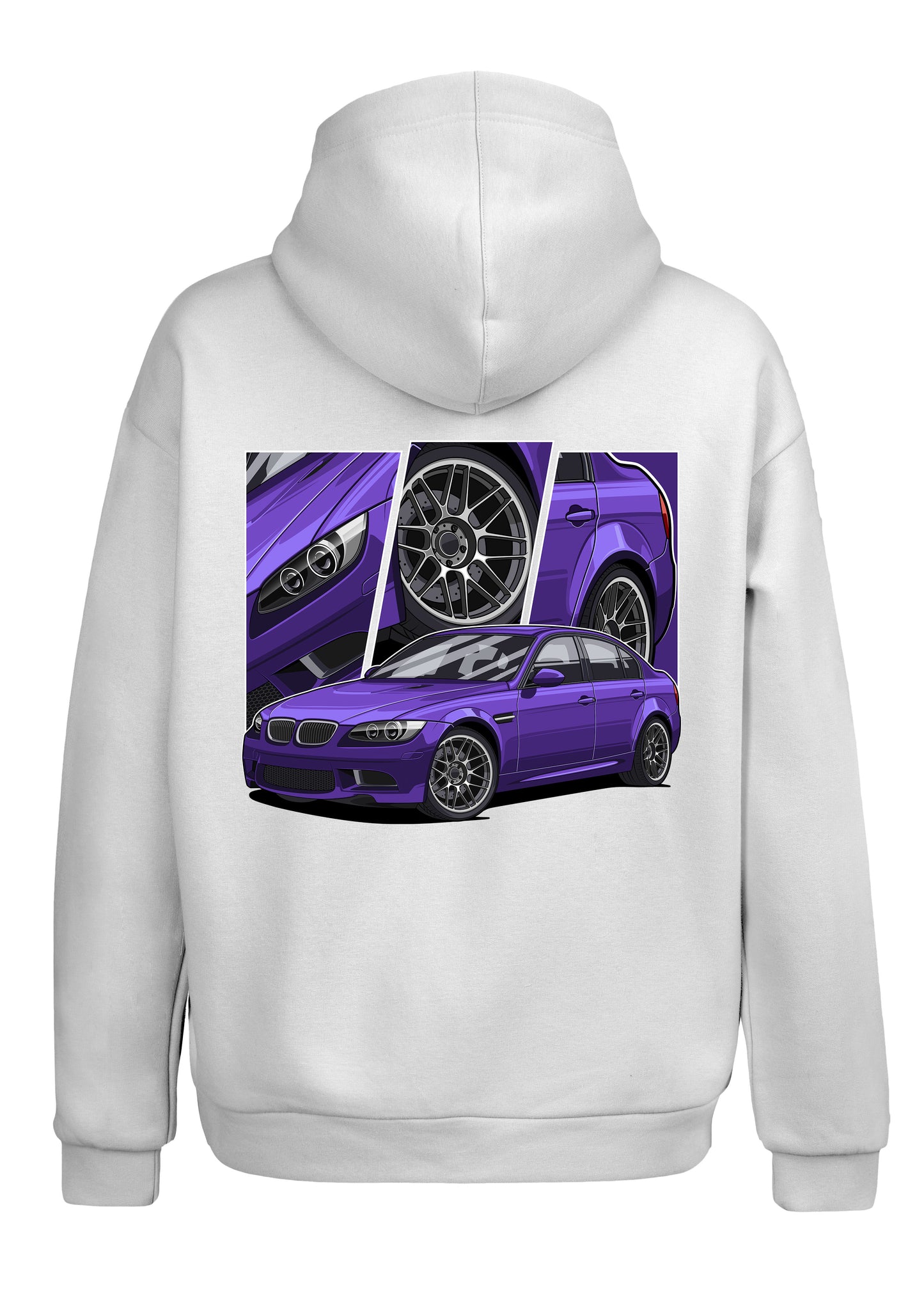 Hoodie "Purple M3 E90"