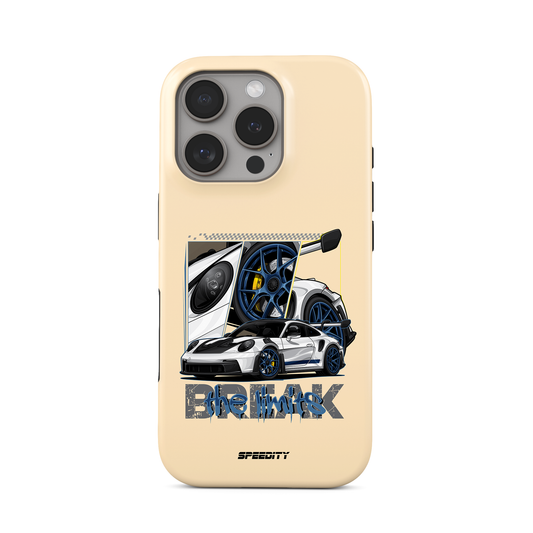 Beige phone case "Break the limits"