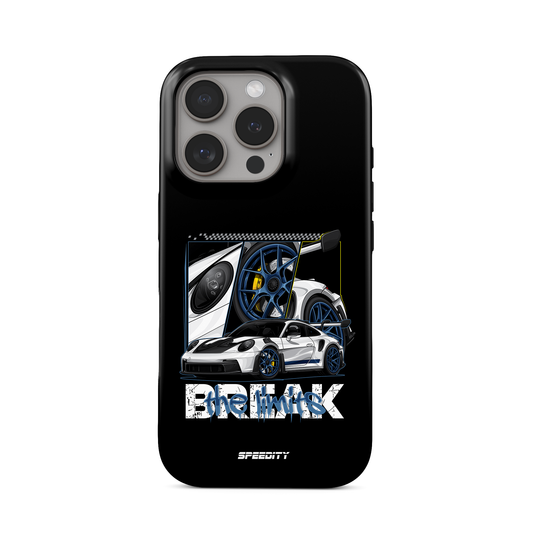 Black phone case "Break the limits"