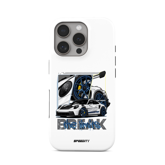 White phone case "Break the limits"