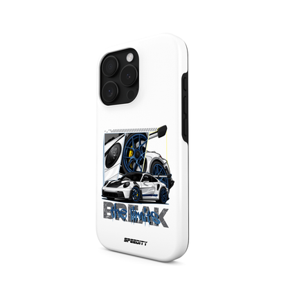 White phone case "Break the limits"