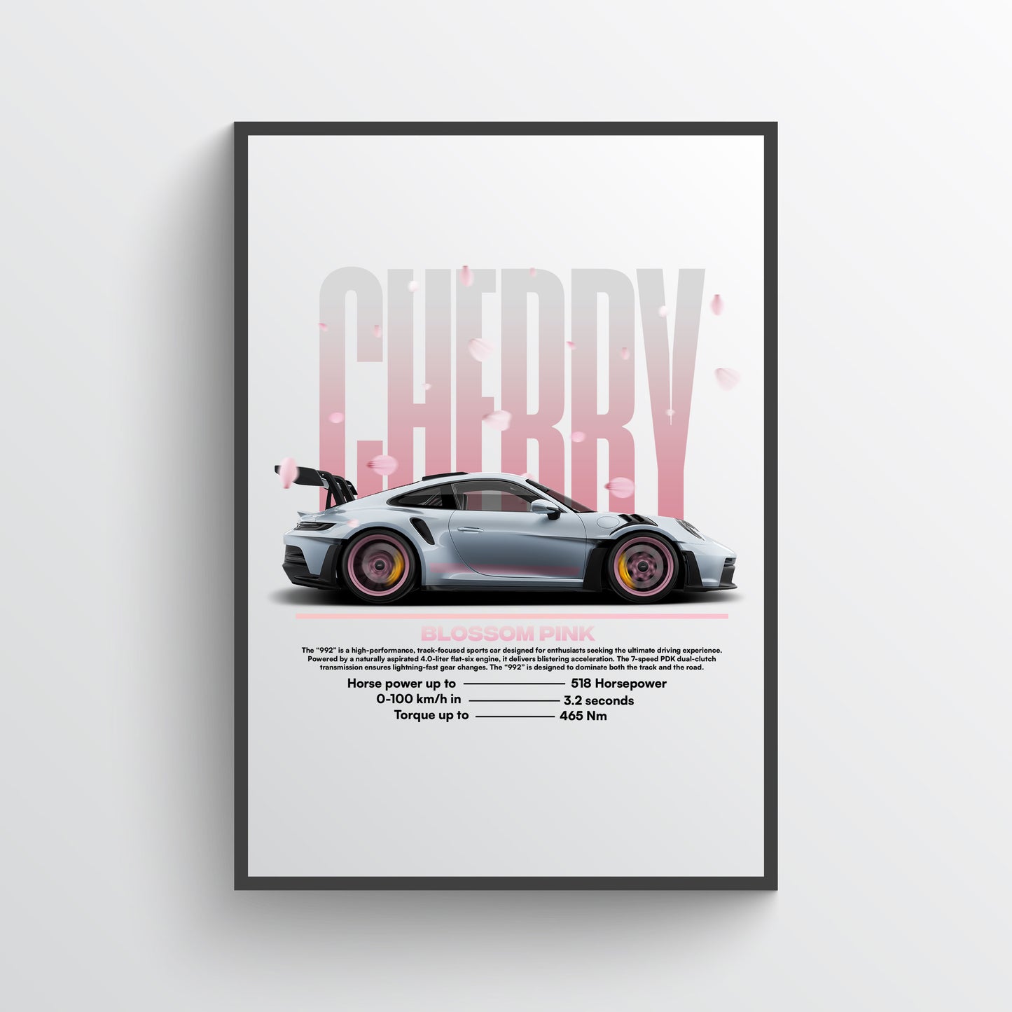 Poster "Cherry blossom pink"