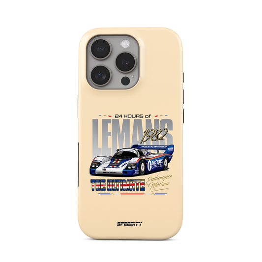 Beige phone case "Endurance Machine"