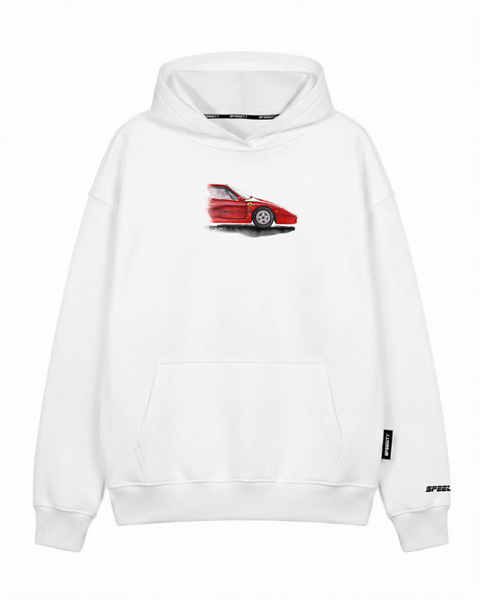 Hoodie "Red Car Art"