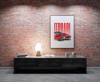 Poster "LaFerrari art"