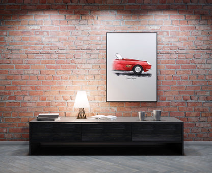 Poster "California 250 GT art"