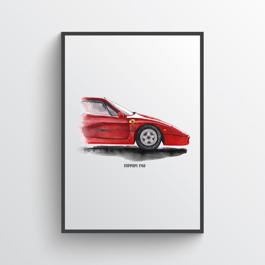 Poster "F40 art"