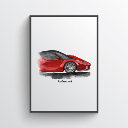 Poster "LaFerrari art"