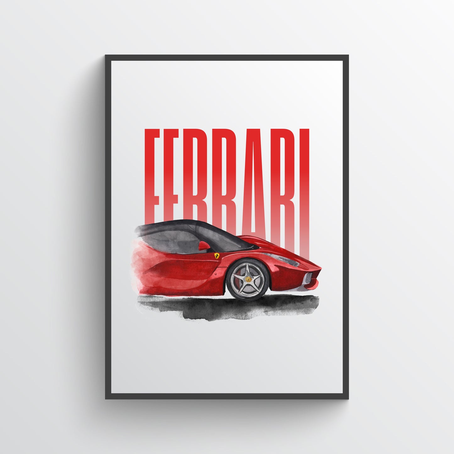 Poster "LaFerrari art"