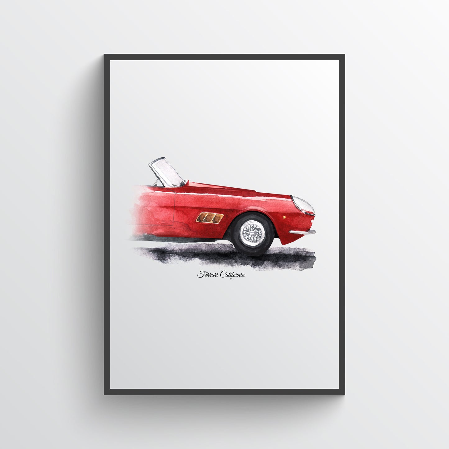 Poster "California 250 GT art"