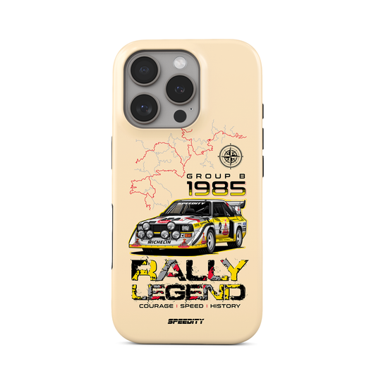 Beige phone case "Group B Rally Legend"