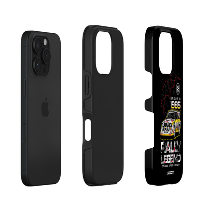 Black phone case "Group B Rally Legend"