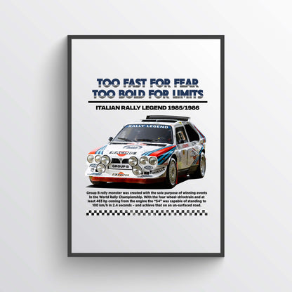 Poster "Italian Rally Legend"