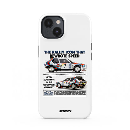 White phone case "Rally icon"