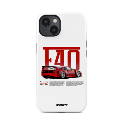 White phone case "F40"