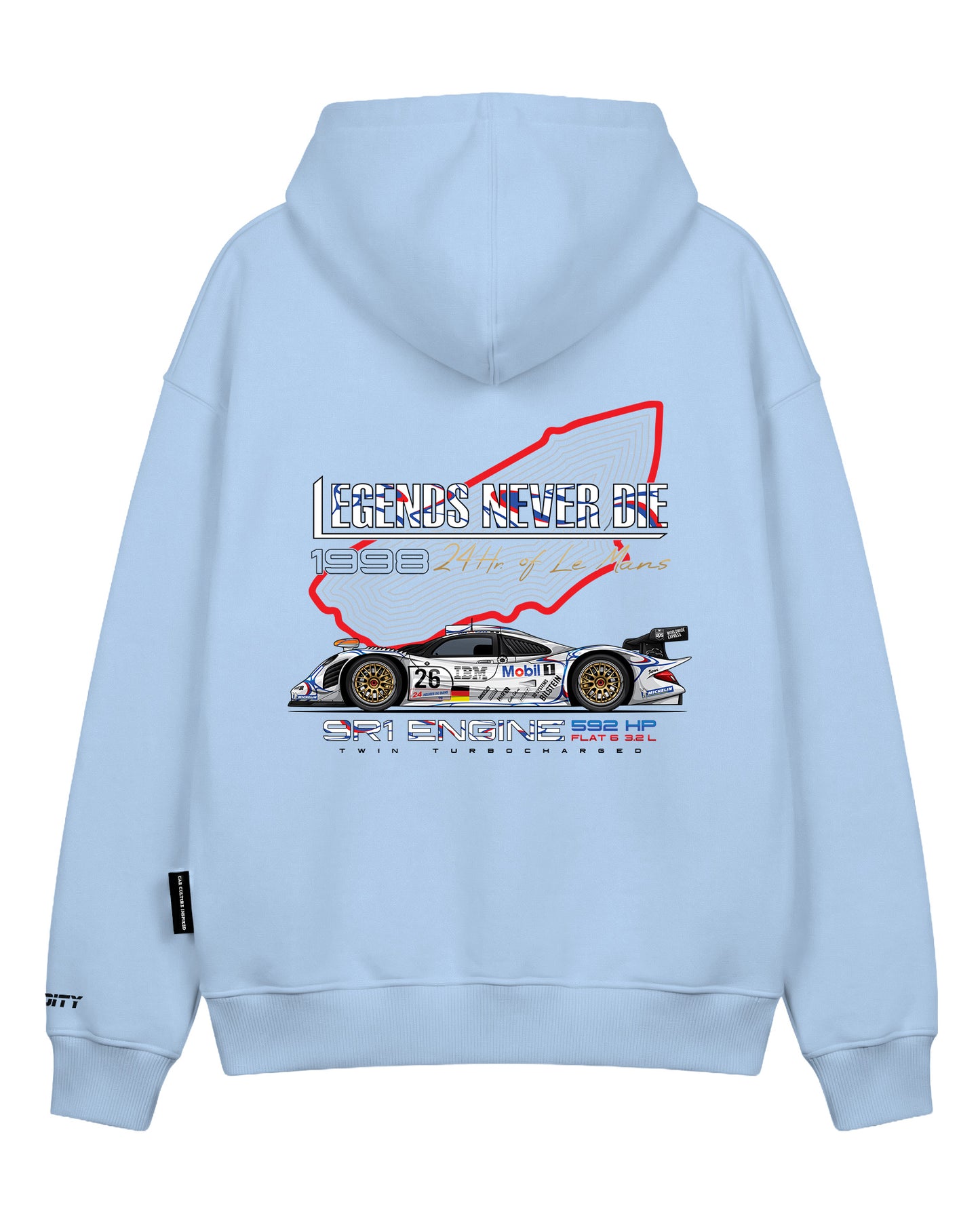 Hoodie "Legends Never Die"