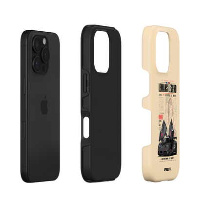 Beige phone case "Lemans Legend"