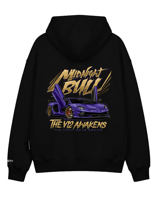 Hoodie "Midnight Bull"