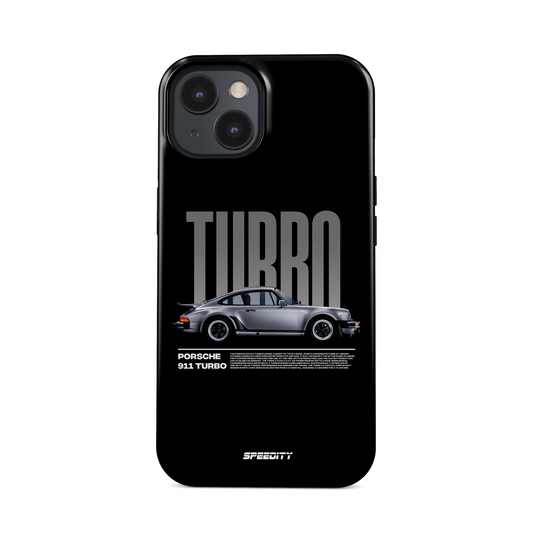 Black phone case "911 turbo"