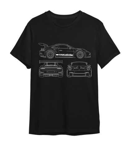 T-shirt "GT3 RS Blueprint"