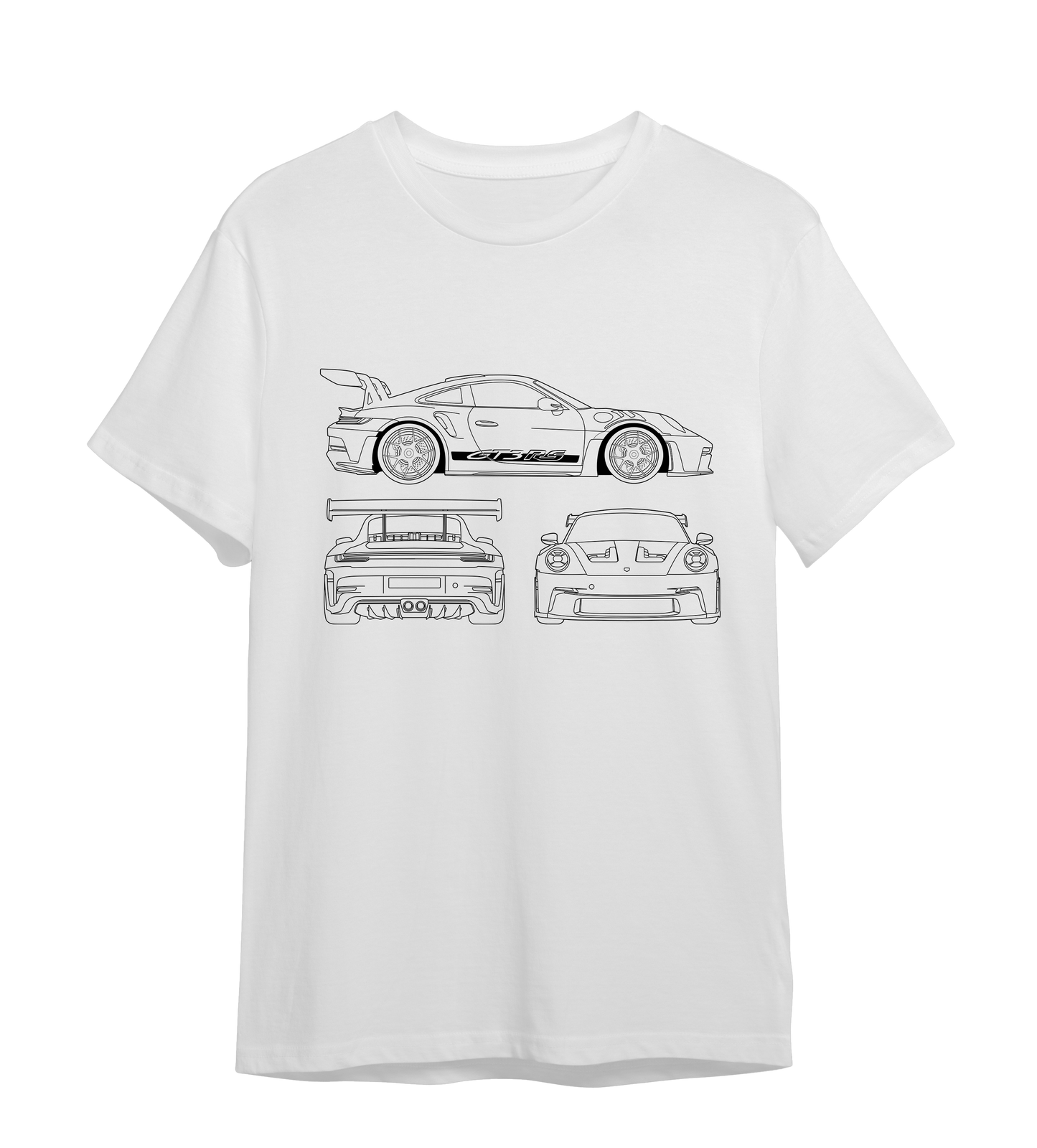 T-shirt "GT3 RS Blueprint"