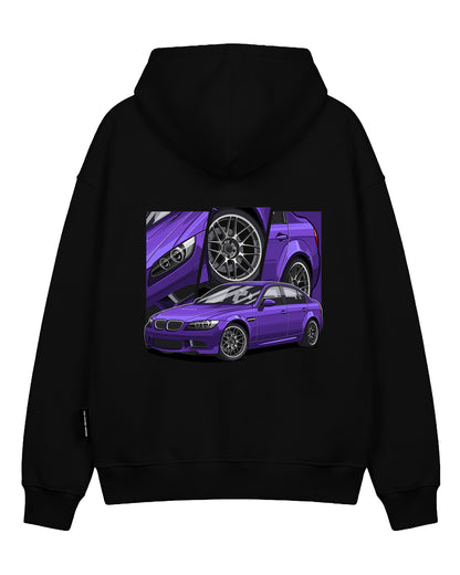 Hoodie "Purple M3 E90"