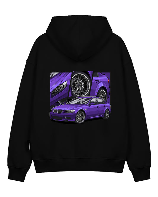Hoodie "Purple M3 E90"