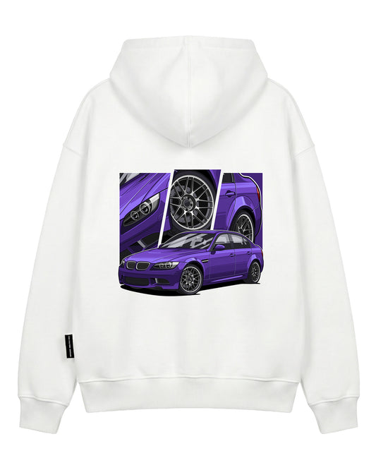 Hoodie "Purple M3 E90"