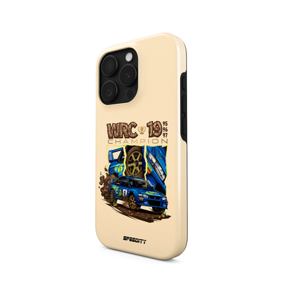 Beige phone case "Rally Champions"