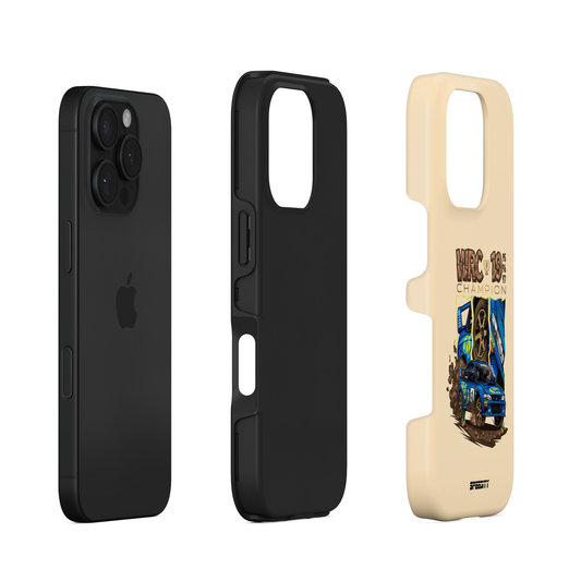 Beige phone case "Rally Champions"