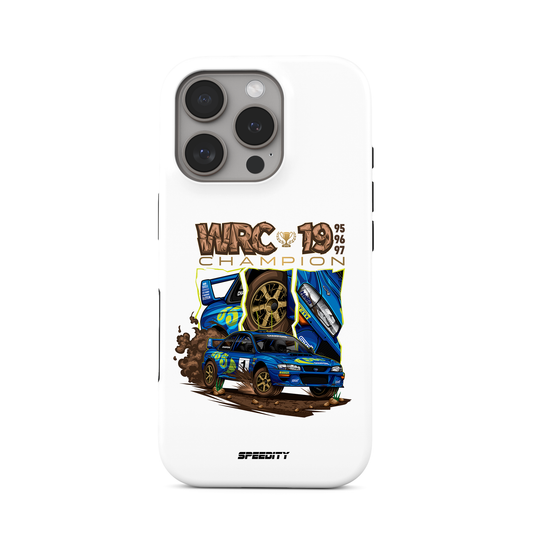 White phone case "Rally Champions"