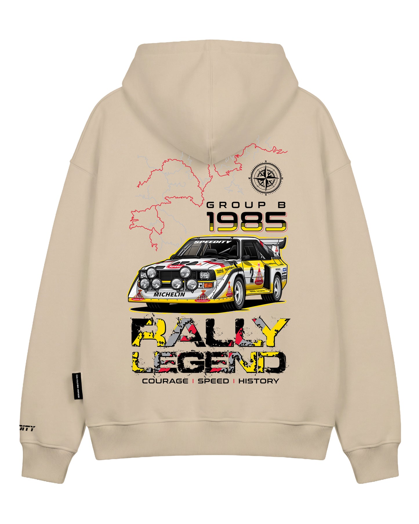 Hoodie "Group B Rally Legend"