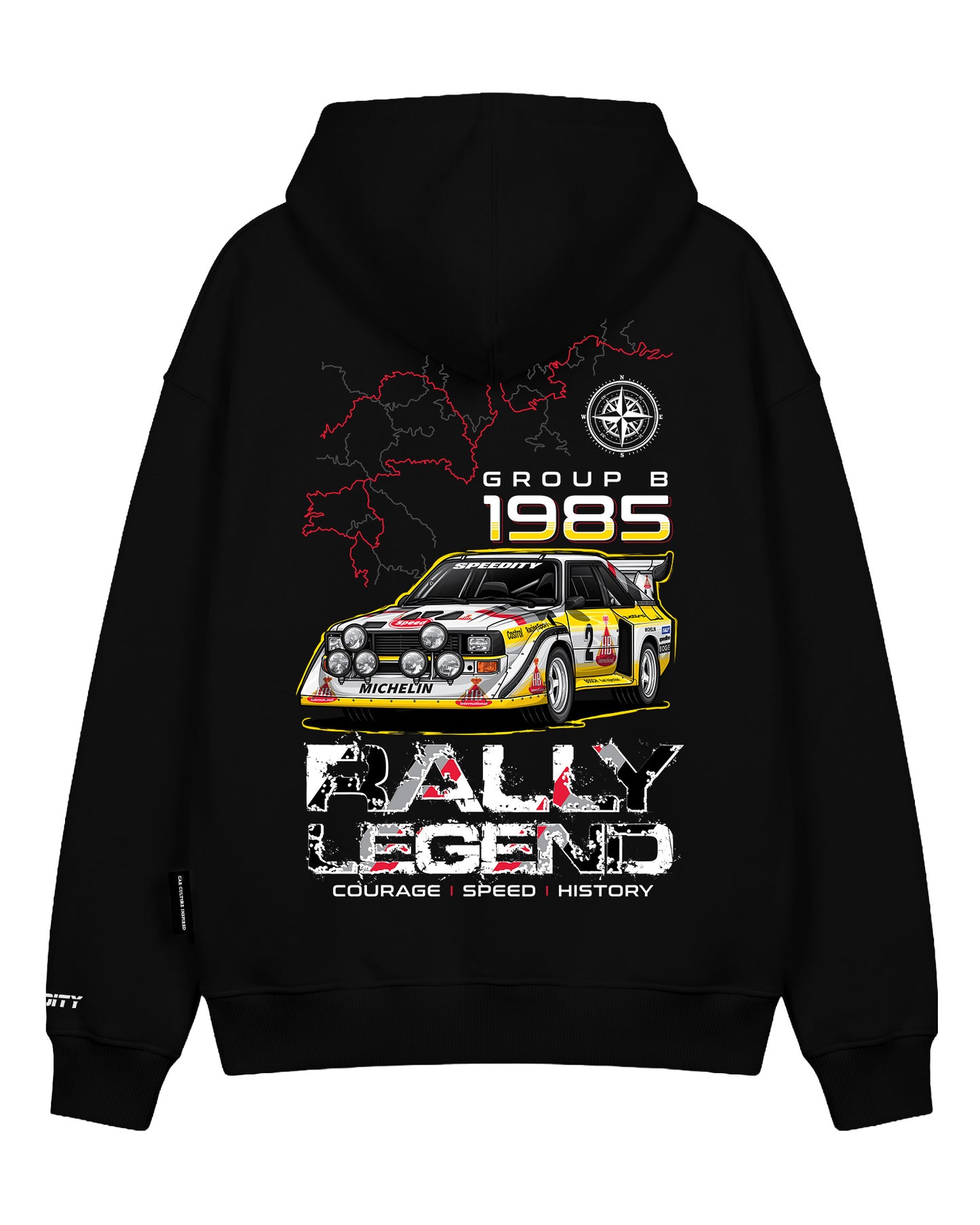 Hoodie "Group B Rally Legend"